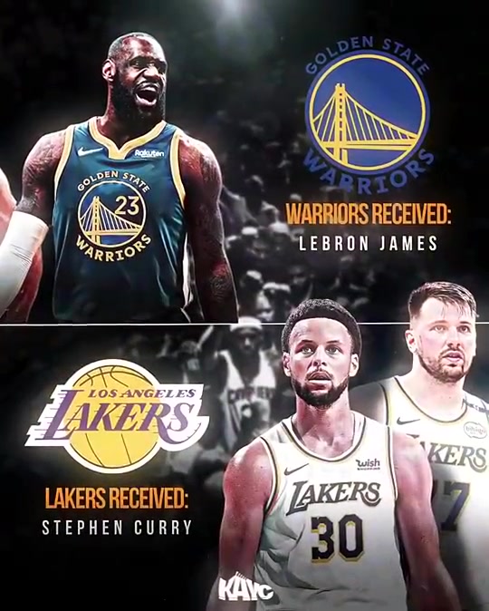 这是哪个二百五想的美媒离谱交易设想老詹与库里互换东家