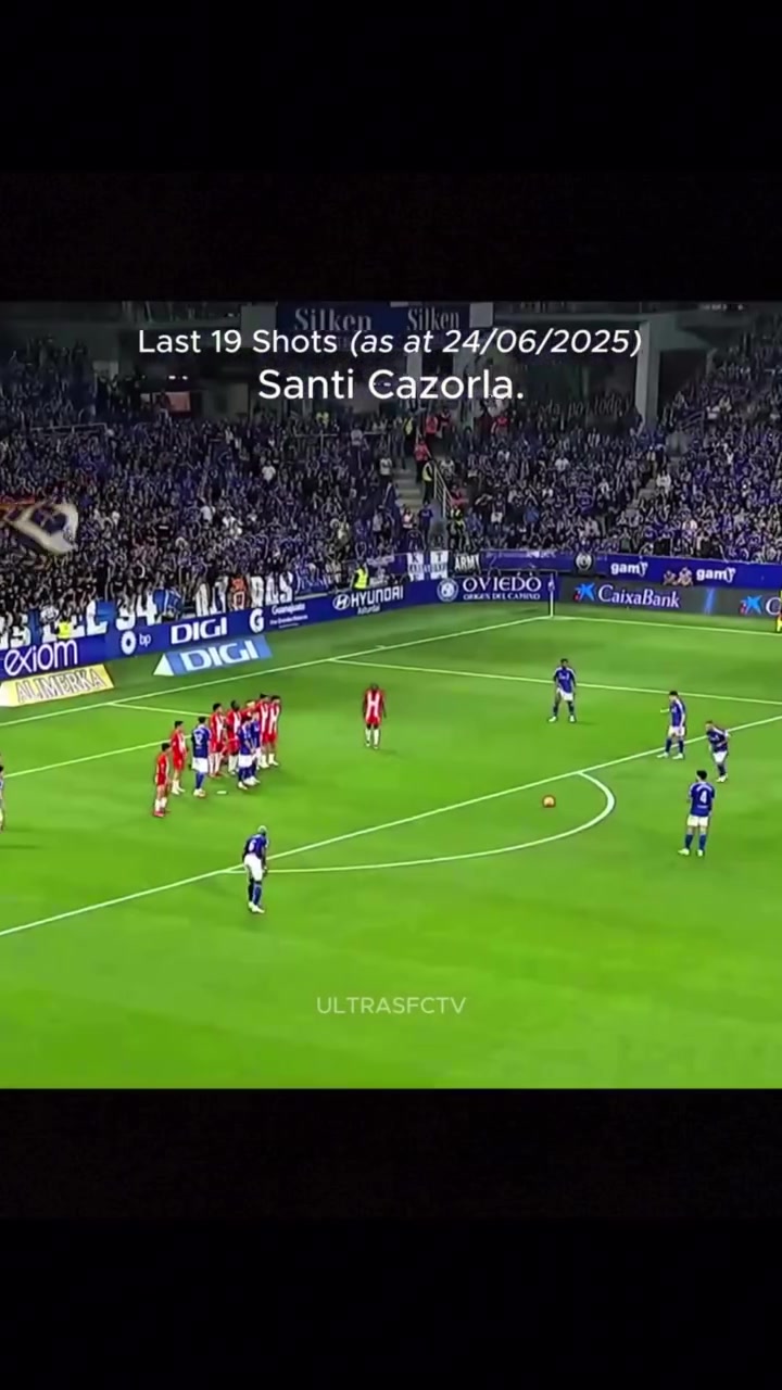 宝刀未老带队升级卡索拉近19脚射门合集