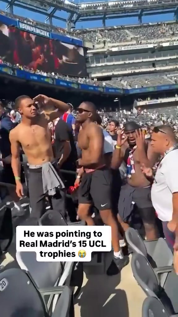 巴黎球迷问姆巴佩在哪呢皇马球迷回应我们有15座欧冠