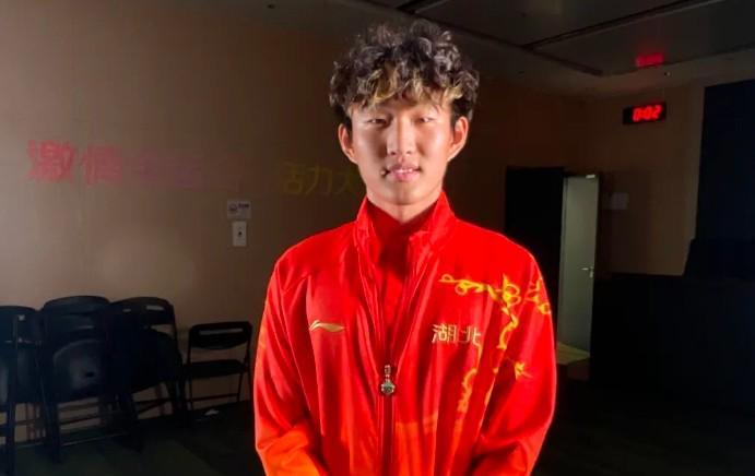 孙康博：全运会夺金是新的起点，我希望能在中超有更好的发挥