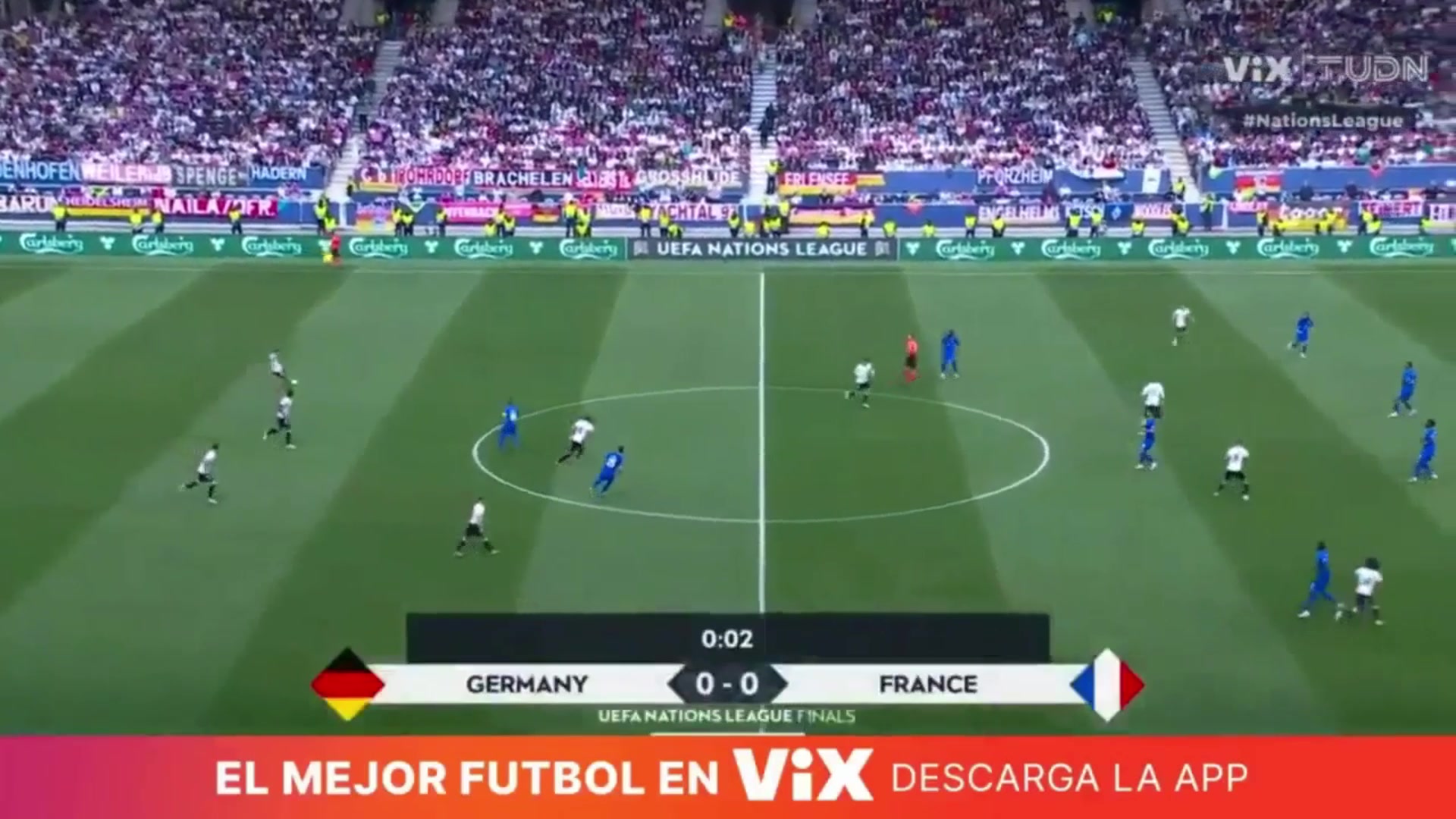 集锦欧国联-法国2-0德国夺季军 姆巴佩传射奥利塞破门