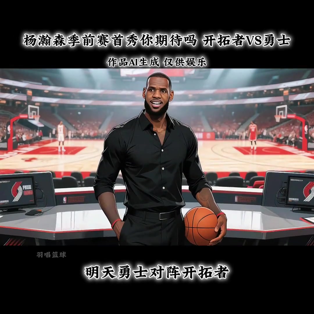 必看杨瀚森季前赛首秀对阵勇士有望首发出战你期待吗