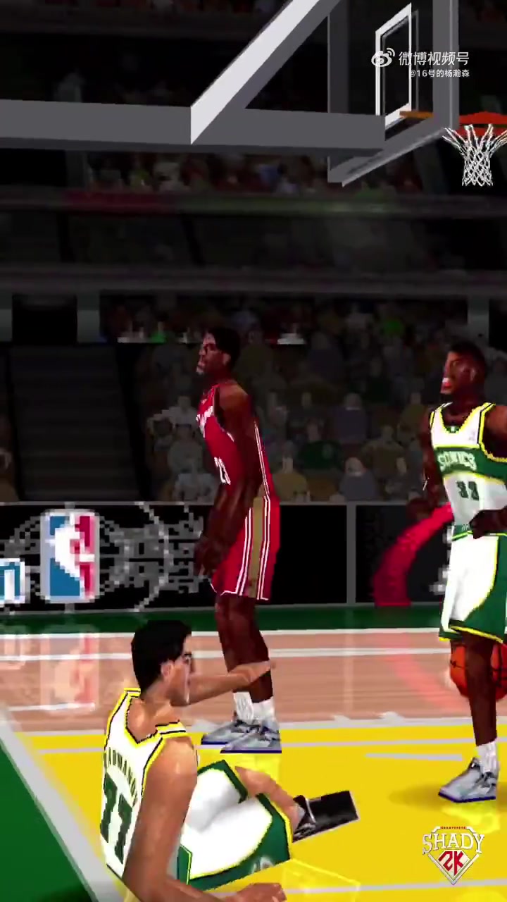 刚开头是什么鬼20年前詹姆斯在2K中的样子真的太一言难尽