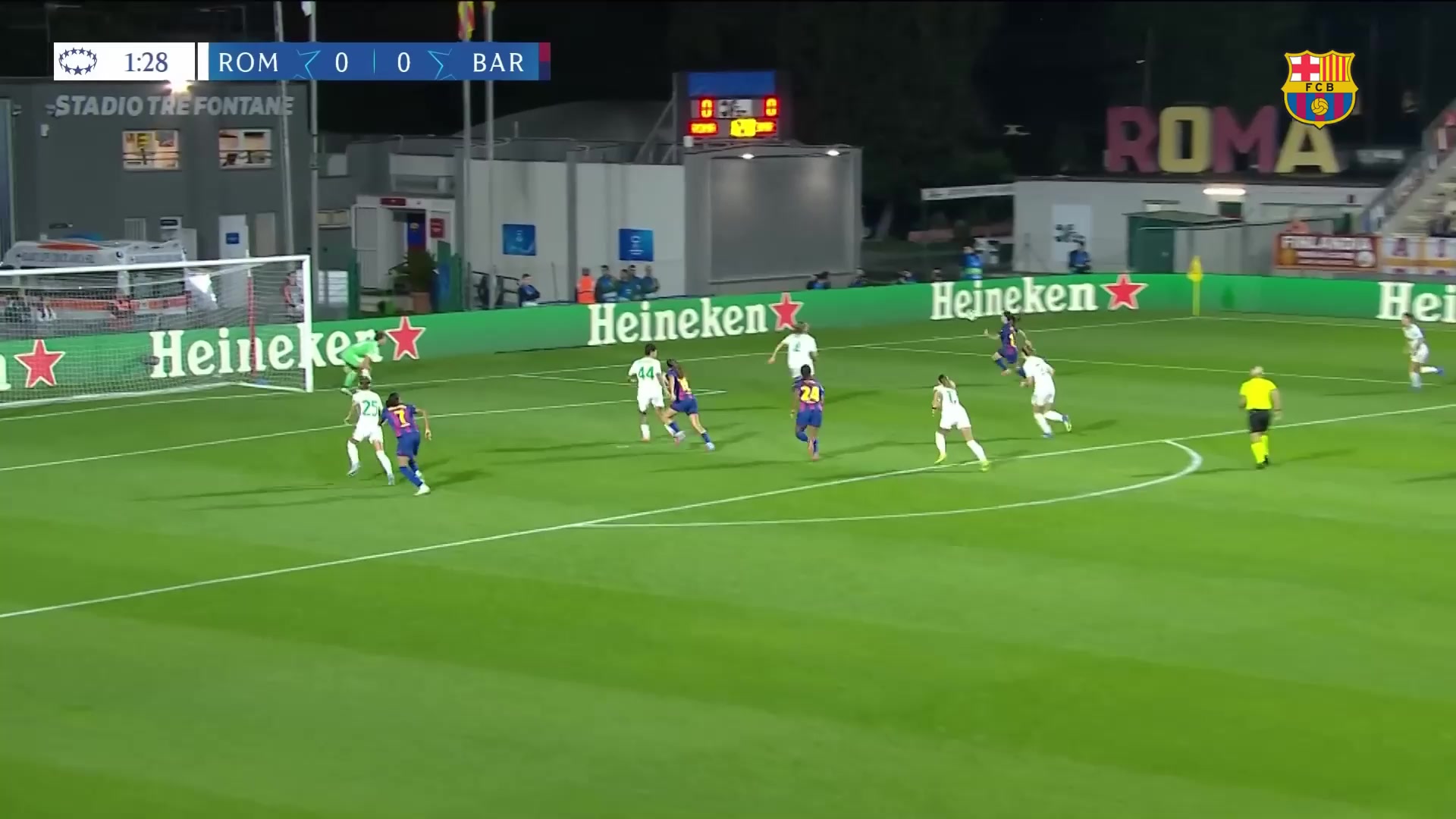 恐怖巴萨女足4-0罗马开局豪取9连胜狂进48球仅丢2球