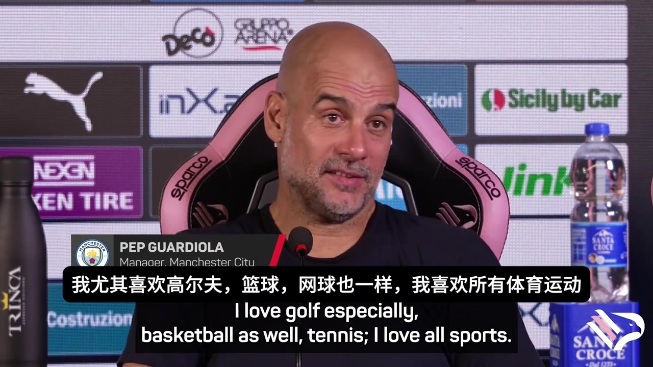 瓜迪奥拉我很喜欢詹姆斯库里杜兰特NBA对我来说很重要